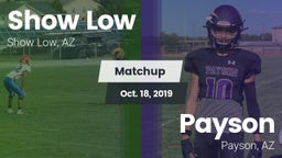 Matchup: Show Low vs. Payson  2019