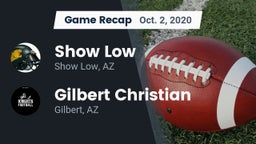 Recap: Show Low  vs. Gilbert Christian  2020