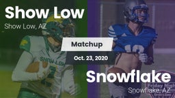 Matchup: Show Low vs. Snowflake  2020