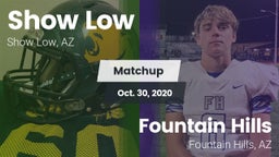 Matchup: Show Low vs. Fountain Hills  2020