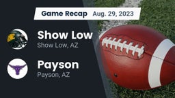 Recap: Show Low  vs. Payson  2023
