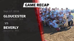 Recap: Gloucester  vs. Beverly  2016
