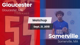 Matchup: Gloucester High vs. Somerville  2018