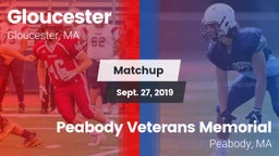 Matchup: Gloucester High vs. Peabody Veterans Memorial  2019