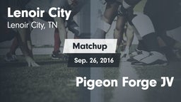Matchup: Lenoir City vs. Pigeon Forge JV 2016