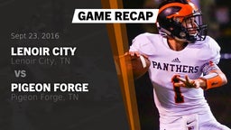 Recap: Lenoir City  vs. Pigeon Forge  2016