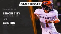 Recap: Lenoir City  vs. Clinton  2016