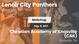 Matchup: Lenoir City Panthers vs. Christian Academy of Knoxville (CAK) 2017