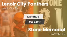 Matchup: Lenoir City Panthers vs. Stone Memorial  2017