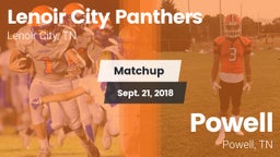 Matchup: Lenoir City Panthers vs. Powell  2018