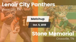 Matchup: Lenoir City Panthers vs. Stone Memorial  2018