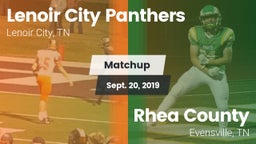 Matchup: Lenoir City Panthers vs. Rhea County  2019