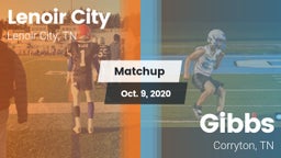 Matchup: Lenoir City Panthers vs. Gibbs  2020
