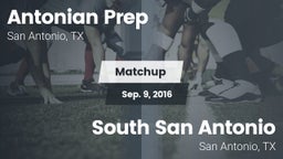 Matchup: Antonian Prep vs. South San Antonio  2016