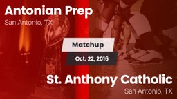 Matchup: Antonian Prep vs. St. Anthony Catholic  2016