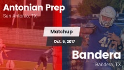 Matchup: Antonian Prep vs. Bandera  2017