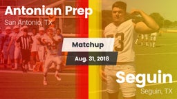 Matchup: Antonian Prep vs. Seguin  2018