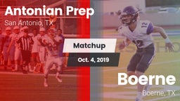 Matchup: Antonian Prep vs. Boerne  2019