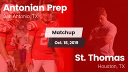 Matchup: Antonian Prep vs. St. Thomas  2019