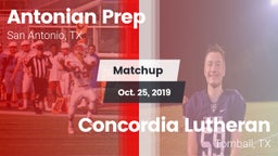 Matchup: Antonian Prep vs. Concordia Lutheran  2019