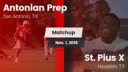 Matchup: Antonian Prep vs. St. Pius X  2019