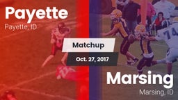 Matchup: Payette vs. Marsing  2017
