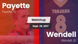 Matchup: Payette vs. Wendell  2017