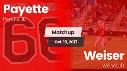 Matchup: Payette vs. Weiser  2017