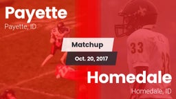 Matchup: Payette vs. Homedale  2017