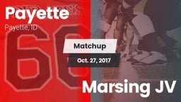 Matchup: Payette vs. Marsing JV 2017