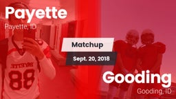 Matchup: Payette vs. Gooding  2018