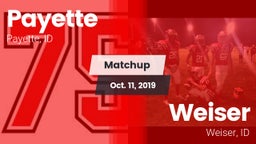 Matchup: Payette vs. Weiser  2019