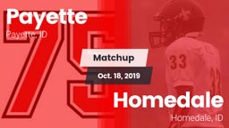 Matchup: Payette vs. Homedale  2019