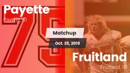 Matchup: Payette vs. Fruitland  2019