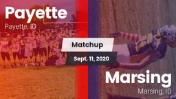 Matchup: Payette vs. Marsing  2020