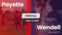 Matchup: Payette vs. Wendell  2020