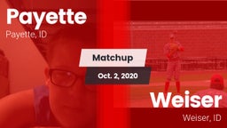 Matchup: Payette vs. Weiser  2020