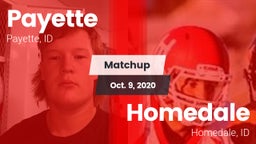 Matchup: Payette vs. Homedale  2020