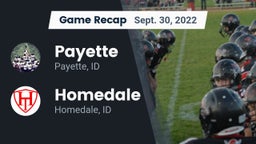 Recap: Payette  vs. Homedale  2022