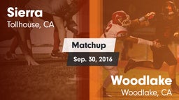 Matchup: Sierra vs. Woodlake  2016