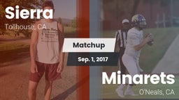 Matchup: Sierra vs. Minarets  2017