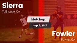 Matchup: Sierra vs. Fowler  2017