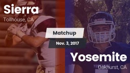 Matchup: Sierra vs. Yosemite  2017