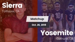 Matchup: Sierra vs. Yosemite  2018