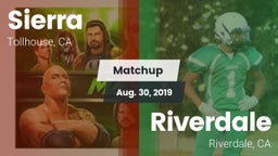 Matchup: Sierra vs. Riverdale  2019