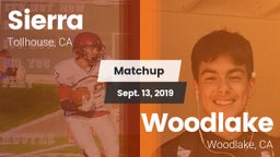 Matchup: Sierra vs. Woodlake  2019