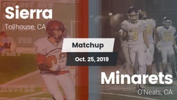 Matchup: Sierra vs. Minarets  2019
