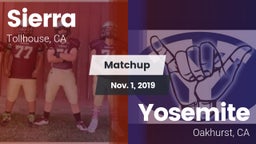 Matchup: Sierra vs. Yosemite  2019