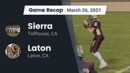 Recap: Sierra  vs. Laton  2021