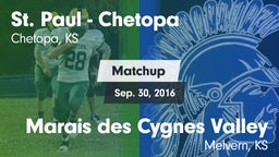 Matchup: Chetopa vs. Marais des Cygnes Valley  2016
